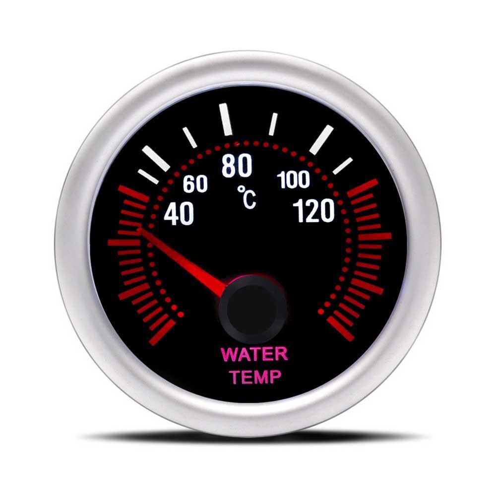 YOMI 2" 52mm Smoke lens Boost gauge bar psi Vacuum Water temp Oil temp Oil press Voltmeter Fuel level Tachometer rpm gauge: Water temp gauge
