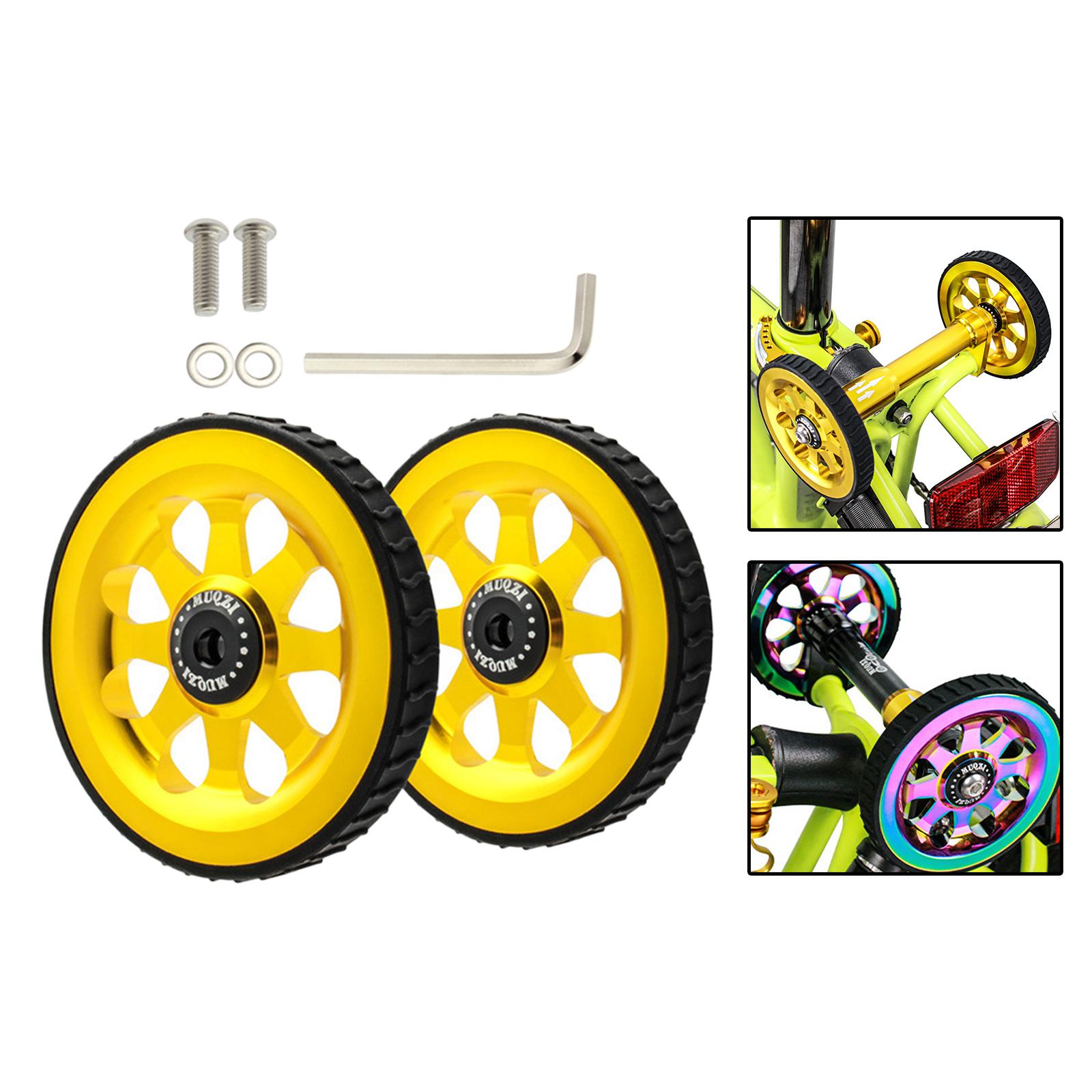 Aluminum Alloy Easy Wheel with M6 for Folding Bike
