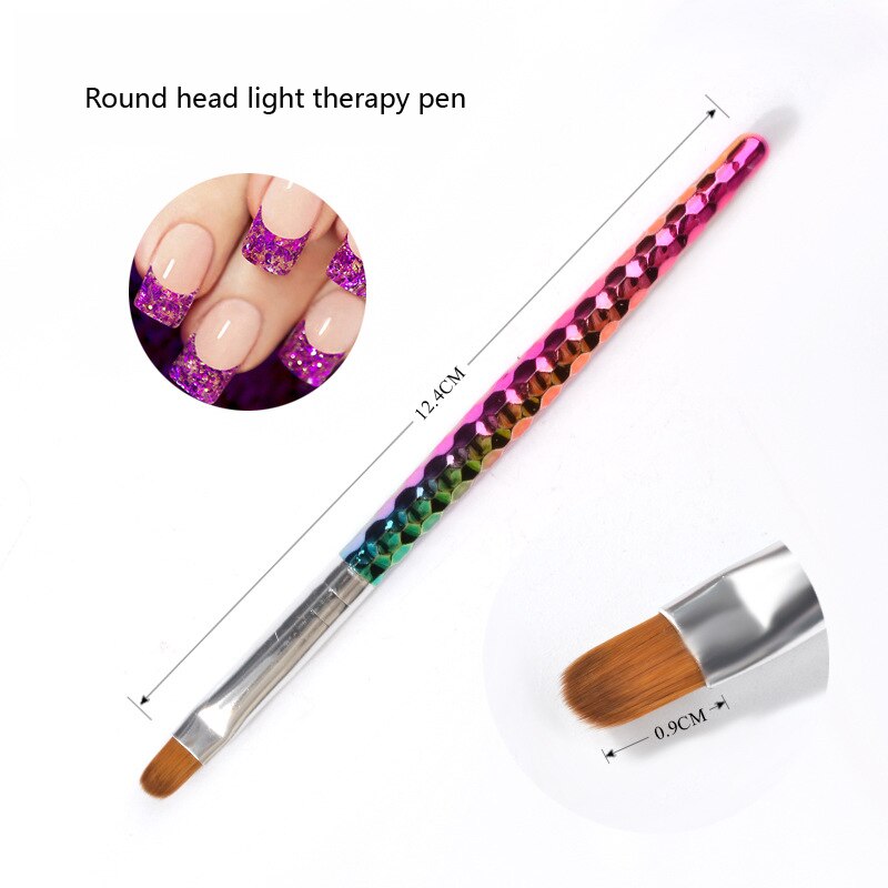 Navolution Gel Polnischen Nagel Pinsel Magie Farbe Allmählich Manikübetreffend Werkzeug Geschnitzt Gewinde Zeichnung Pinsel Stift Meerjungfrau Bleistift ho: 06YT