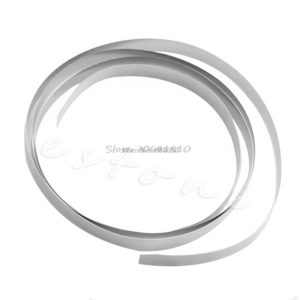Sourcing Map 1 Roll 1m Nickel-Plated Steel Strip, Connecting Plate Steel Tape For Battery And Spot Welding, 27x0.15mm(WxT