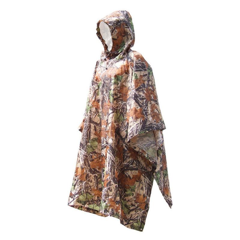 PU Rubber Foldable Raincoat Waterproof Printed Rain Coat Free Size Women Camping Rainwear Rainsuit Adult Outdoor Hiking Poncho