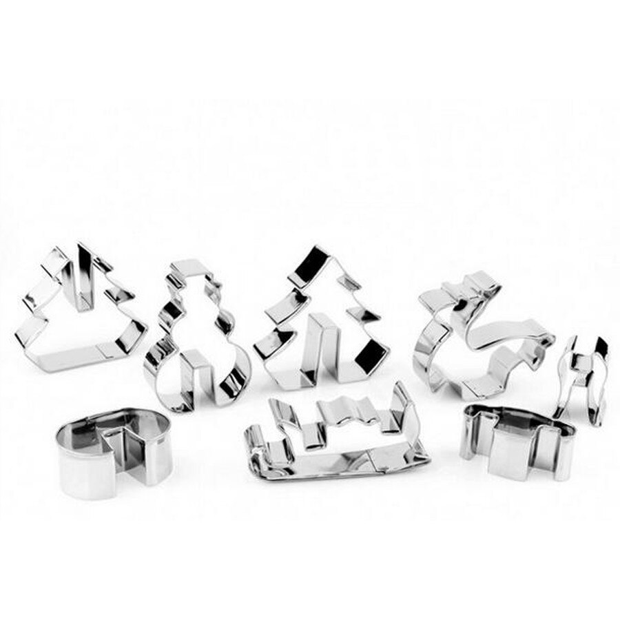 25Pcs Christmas Cake Decorating Tools Set Icing Piping Tips Nozzles Cookie Cutters Mold Pastry Converter Bags Fondant Cupcake