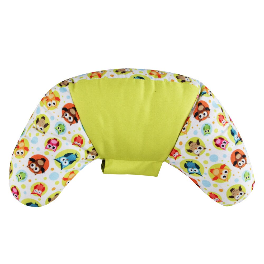 Barn bil pute styling nakke nakkestøtte pute baby bil bilbelter pute barn skulder sikkerhetsreim beskyttelsesputer støtte: Grønn