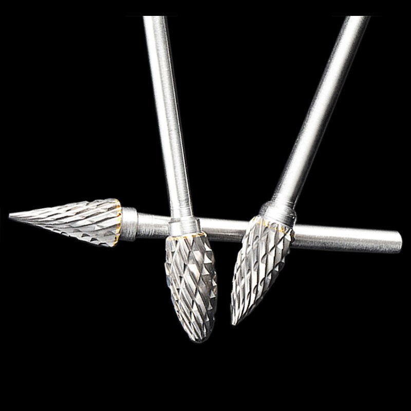 1 stk wolfram stål slibehoved wolfram carbid grater sæt mini bor diamant bor materiale wolfram dremel tilbehør