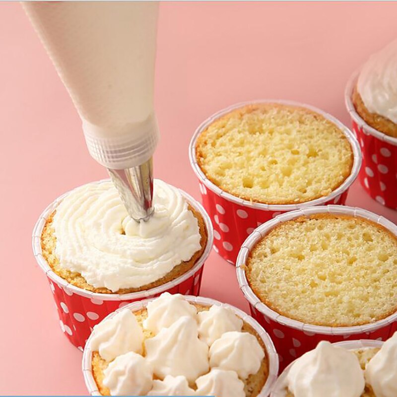 100/200/300Pcs Disposable Pastry Bag Decoration Cake Icing Food Bags Cup Preparation Piping Bag Tool Kitchen