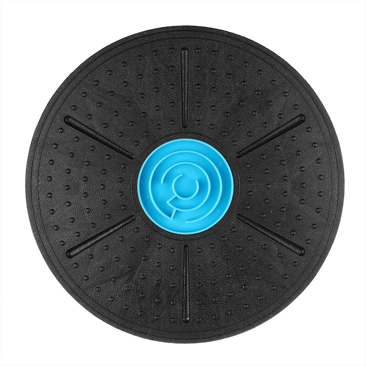 Disco de masaje de rotación de 360 grados, tabla de equilibrio de 36cm, placas redondas, almohadilla de equilibrio, tablas de torsión de cintura para gimnasio, ejercitador, rodamiento de carga: Azul