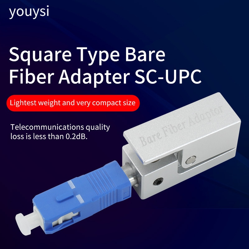 Fiber Optik Adapter Platz Typ nackt Fiber Adapter SC/UPC Platz FTTH Optische Werkzeuge Freies