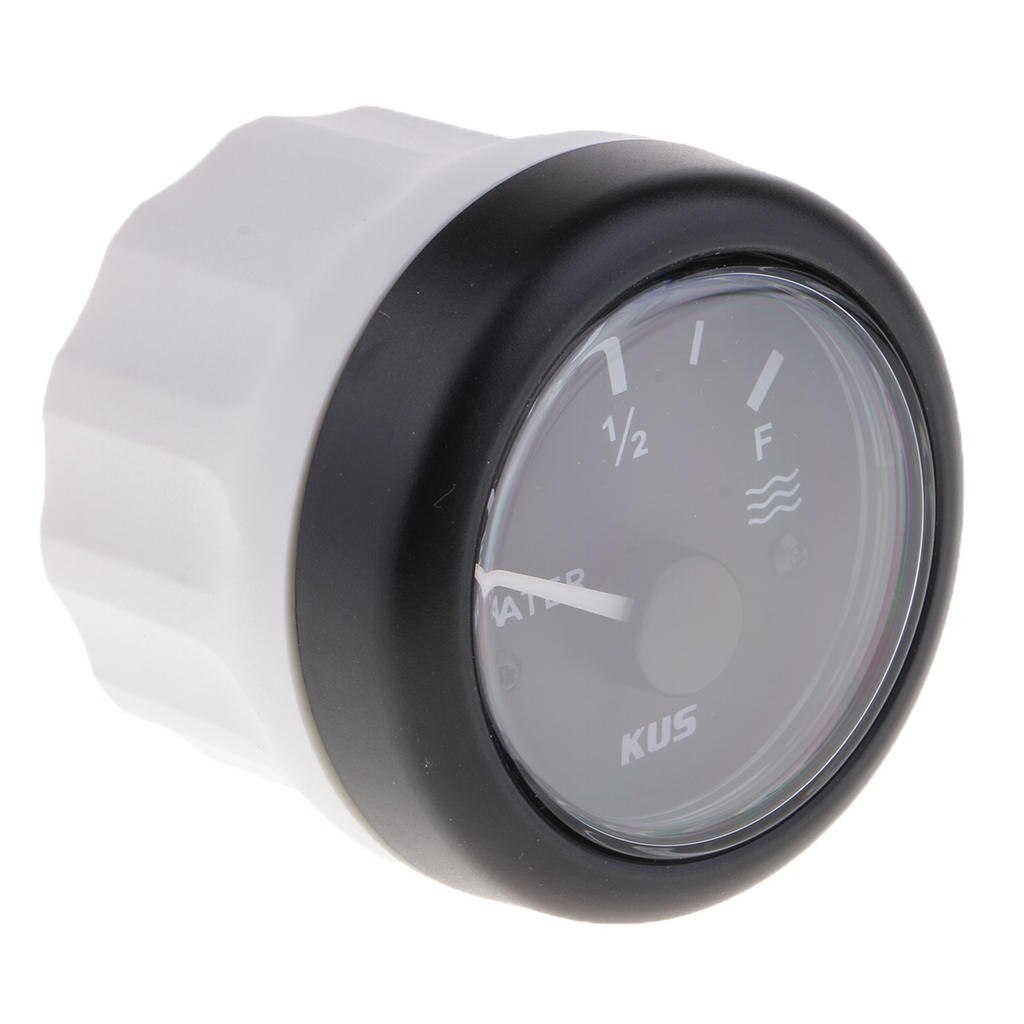 Vattennivåmätare båt vattentank nivåmätare 12/24v 52mm 240-33 ohm svart