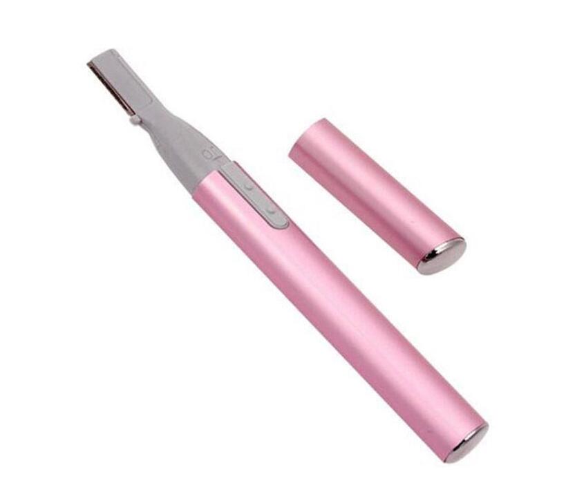 Blade Elektrische Wenkbrauw Trimmer Met Wenkbrauw Kam Borstel Gezicht Wenkbrauw Haar Body Mini Draagbare Scheermes