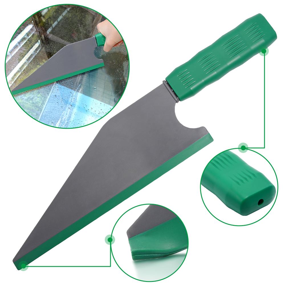Escurridor de goma para limpieza de cristales de coche, espátula para envolver, espátula de plástico para eliminar el hielo y el agua, limpiador para el hogar, herramienta de mano
