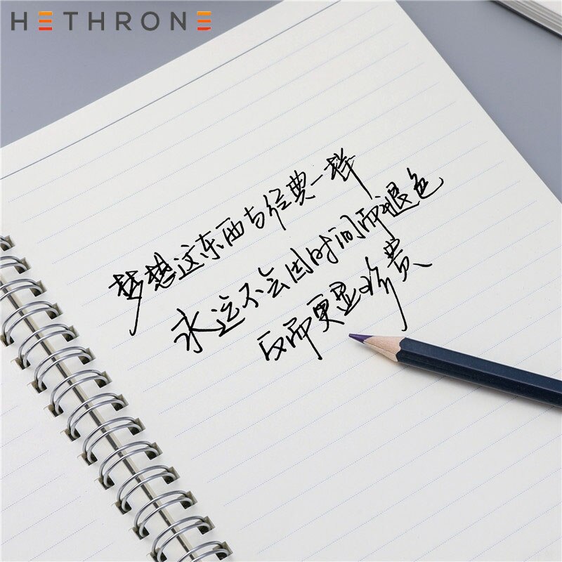 Hethrone A5 A6 Losse Blad Notebook Spiraal Bindmiddel DOT Blank Grid Papier Wekelijkse plan Papier Briefpapier Voor School Kantoor Notepad