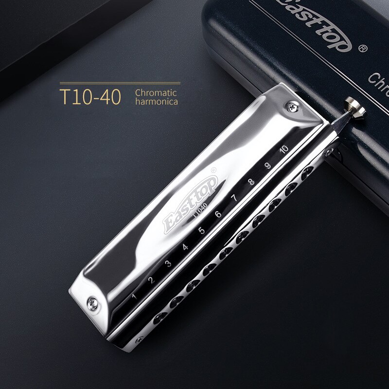 Ten-hole Chromatic Harmonica T1040 Performance 10-hole 40-tone Harmonica