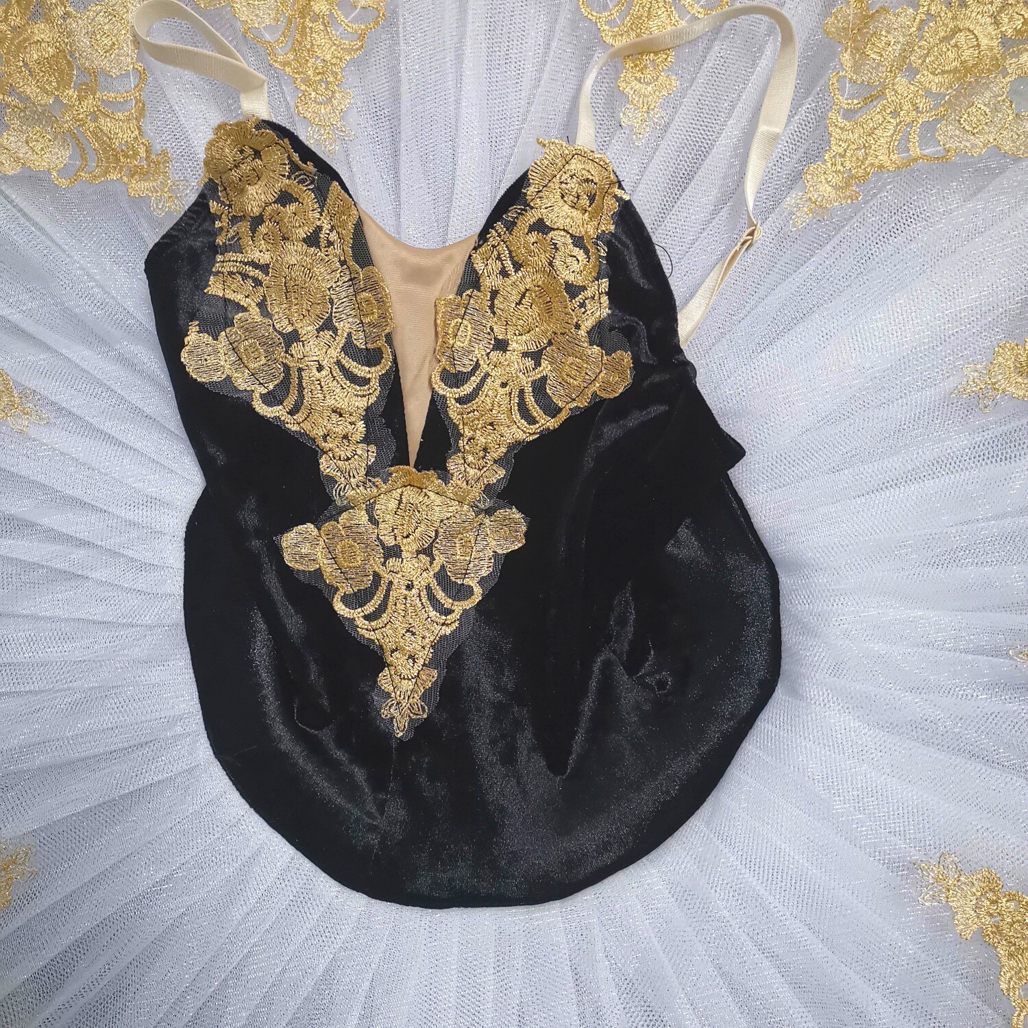 Ballet Tutu Skirt White Swan Lake Performance Dance Costumes