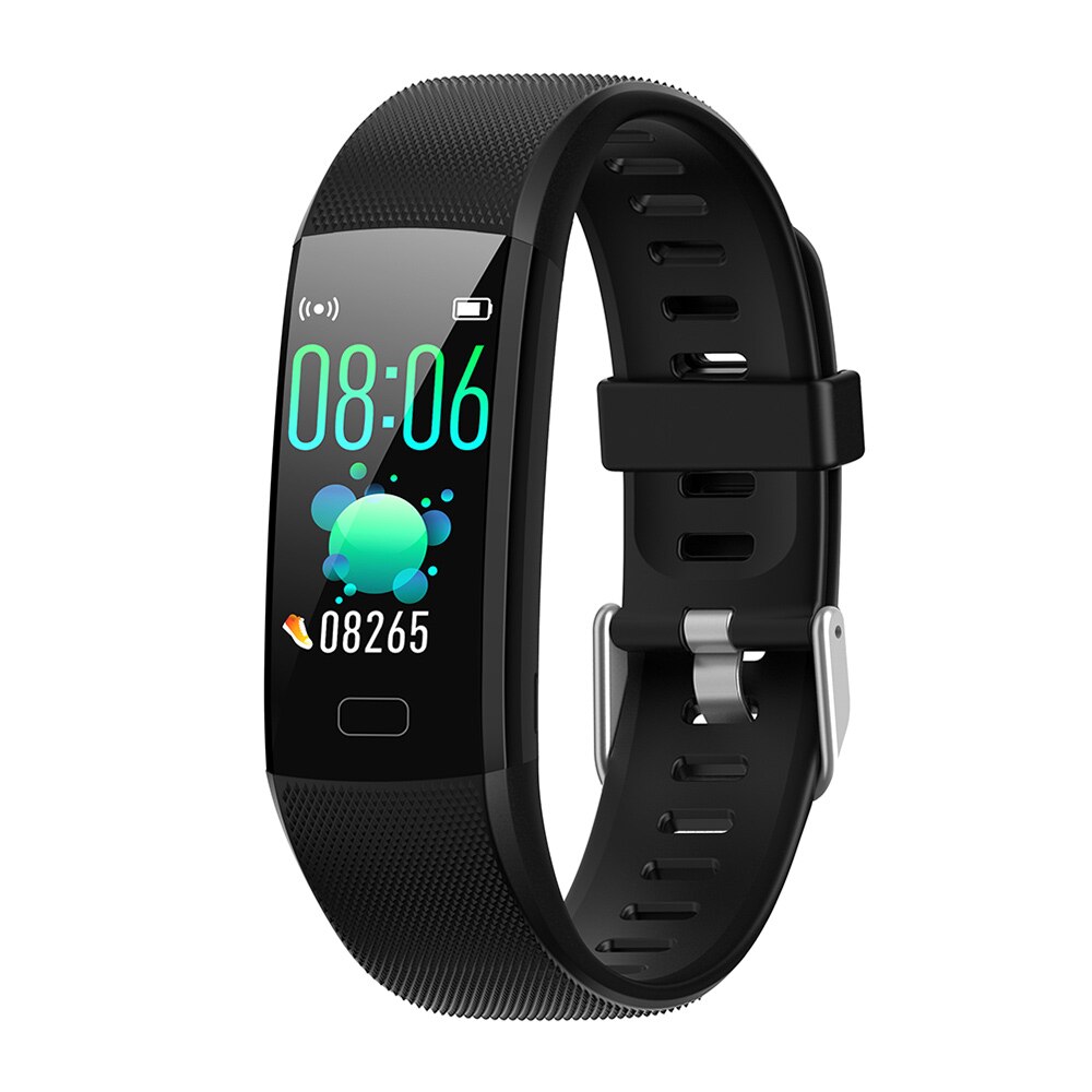 Colmi fitness tracker, hr-activiteitstracker, hartslagmeter,  ip67 waterdichte smartband, stappenteller, slaapmonitor voor kinderen en mannen.: Zwart
