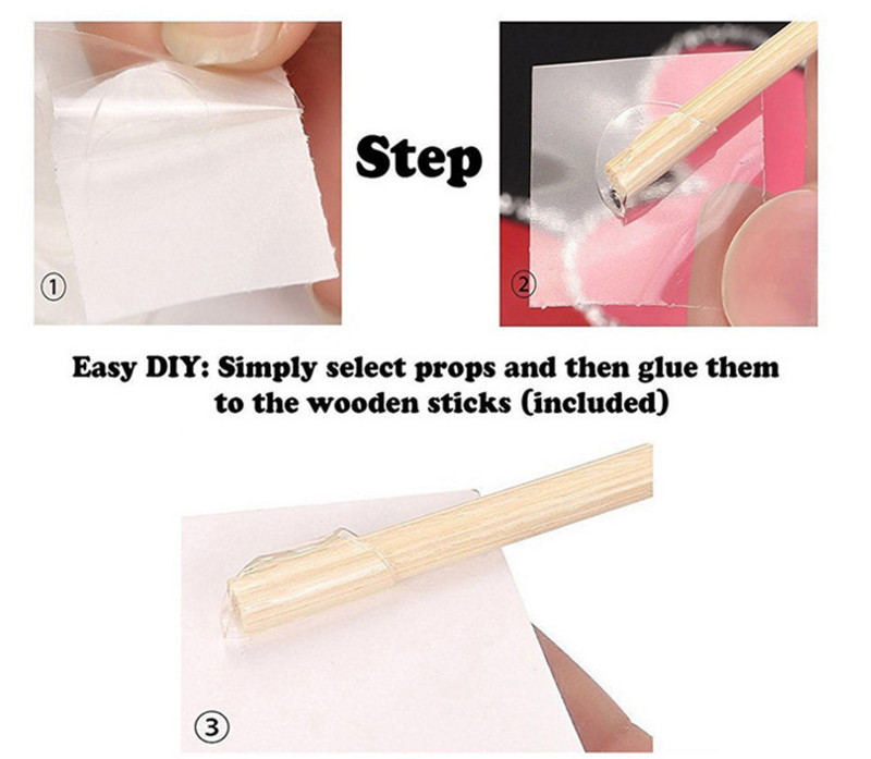 Sweet 16th Birthday Photo Booth Props Sweet 16 Party Decorations Pink Girl Birthday Photo Props