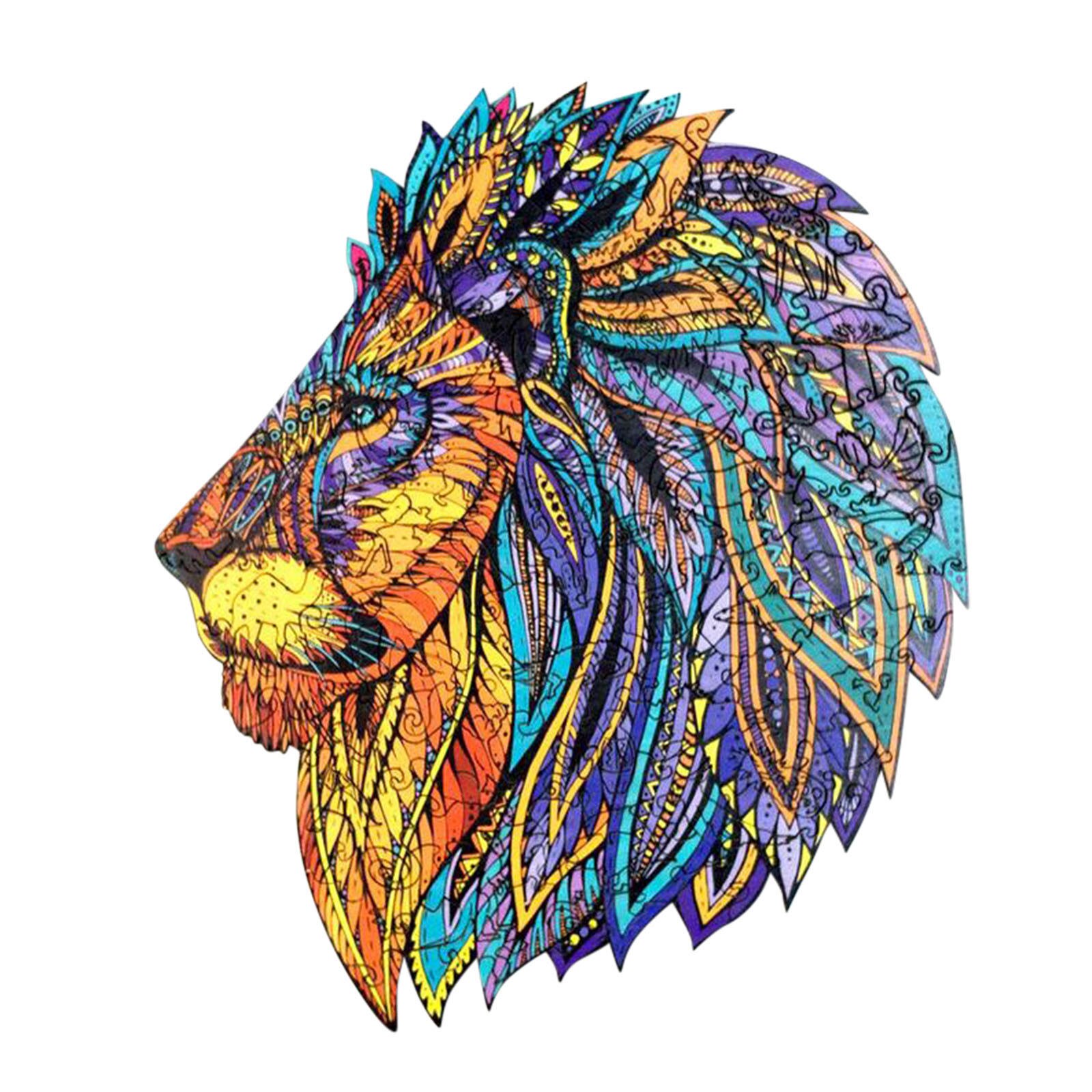 Holzpuzzle Dinosaurier 4 Stück - Montessori Spielzeug Ab 2 Jahren