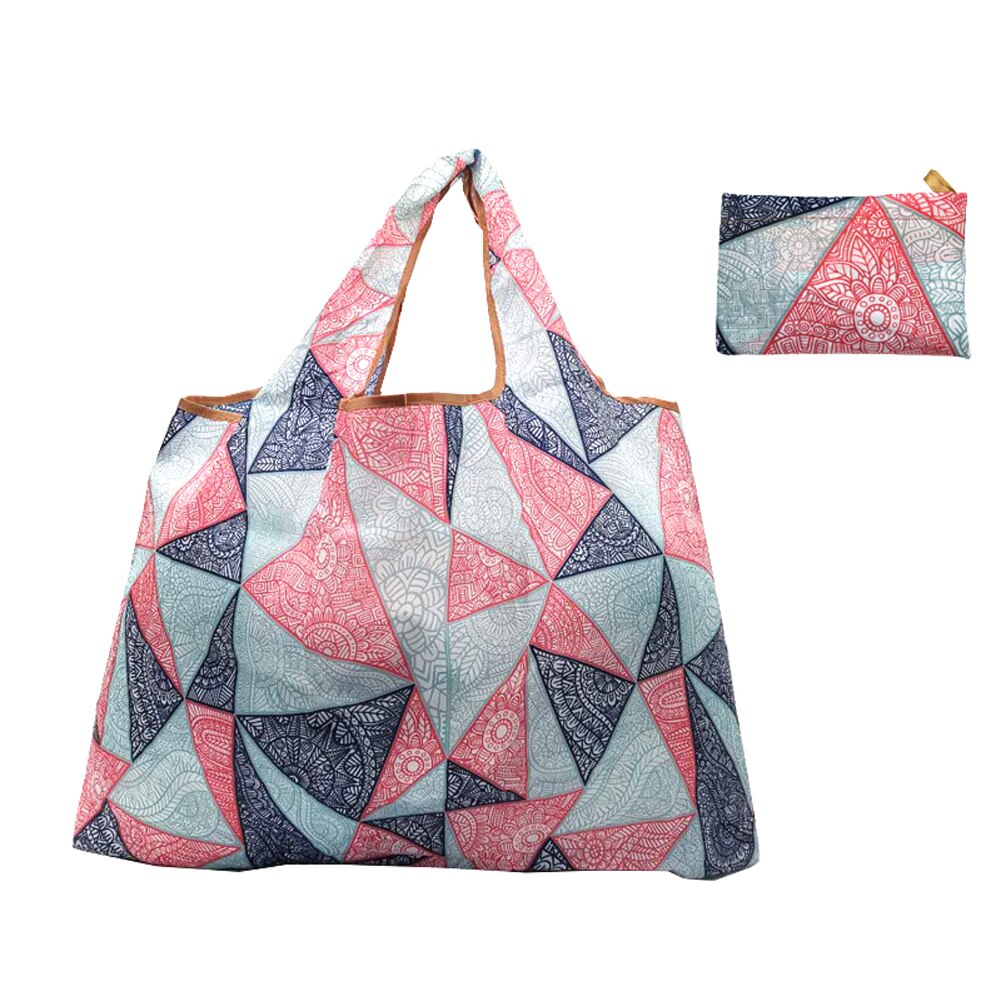 Women's Large Shopping Bags Foldable Washable Tote Reusable Handbag Waterproof Grocery Bag for Everyday Use: G