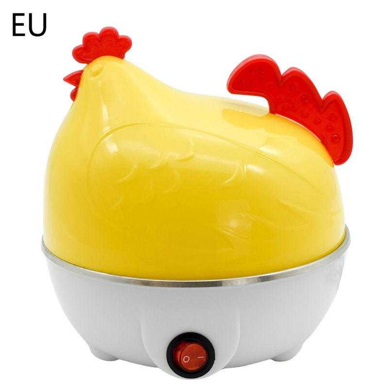 1 sett 7 egg kapasitet elektrisk egg komfyr til hardkokte egg med automatisk avslåing