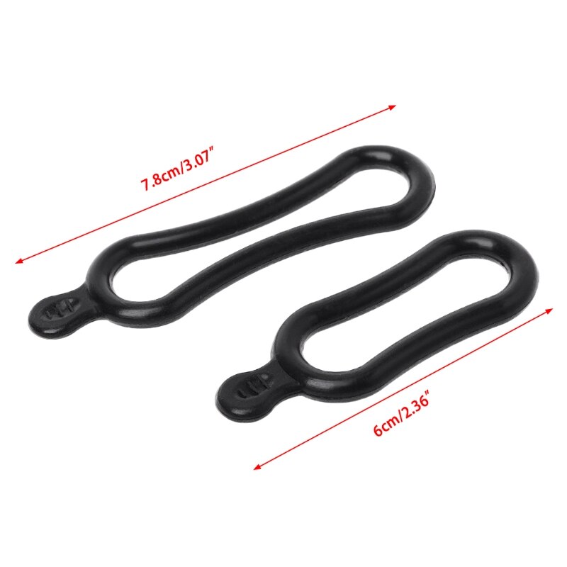haut vélo lumière lampe support de montage cadre élastique sangle LED tête lumière caoutchouc anneaux