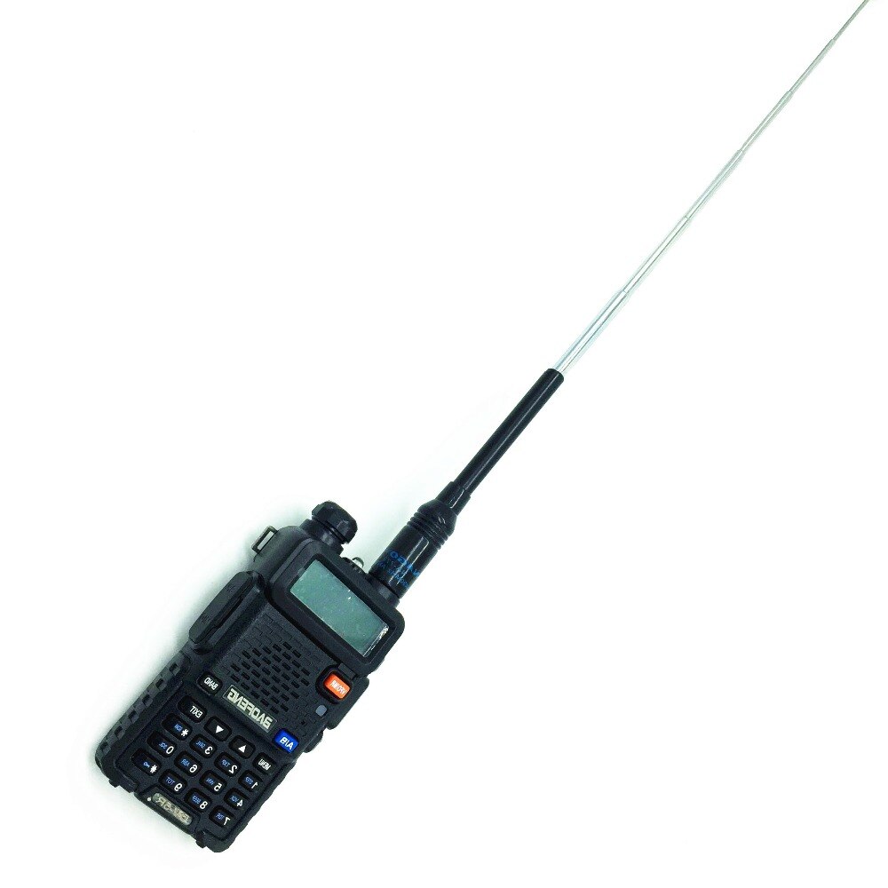 Antenne Télescopique NA-773 SMA-F Pour Baofeng UV-5R - Double Bande VHF/UHF, Gain 2.15/3dBi