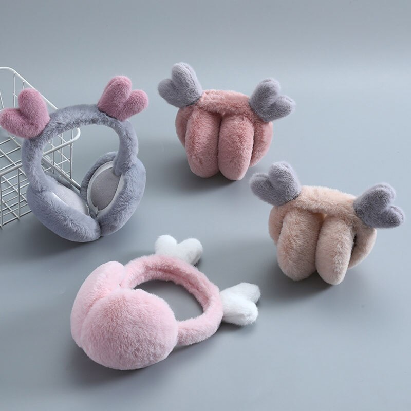 Accessories Cute Japanese Soft Girl Foldable Earmuffs Earmuffs Earmuffs Earwarmers Headband Earmuff Folding Earmuffs