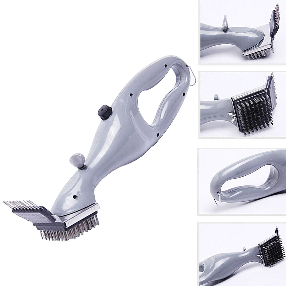 Outdoor Picnics Barbecue Grill Daddy Cleaner BBQ Brush Cleaning Tools Steel Wire Outdoor Home BBQ Accessories Durable 2