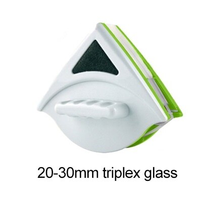 Double Side Glass Washer Brush Window Wiper Clean Surface Home Bathroom Kitchen Cleaner Handheld Magnetic Window Cleaner Tool: thicken glass