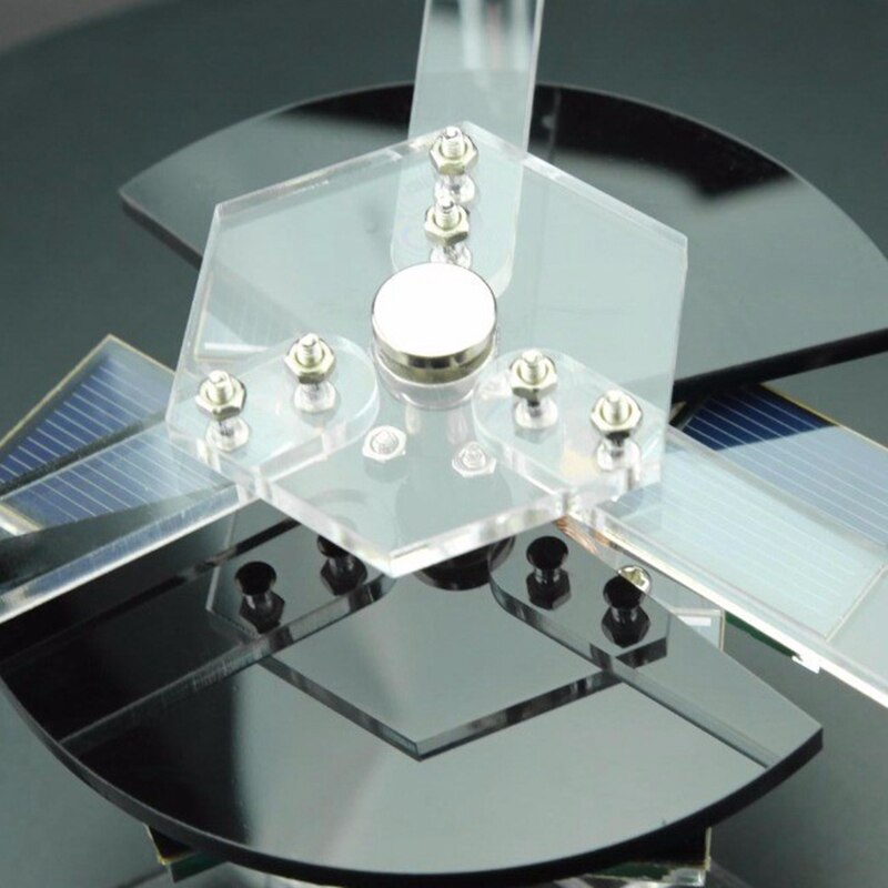Magnetisk suspension solmotor magnetisk suspension dekoration videnskabelig