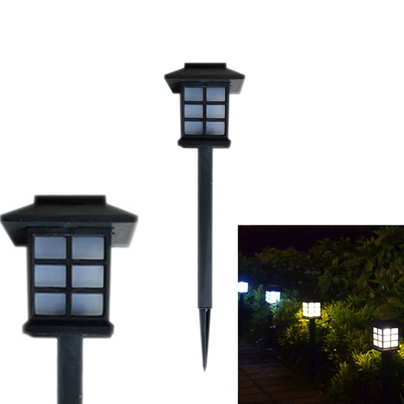Solar pin Light Outdoor waterproof LEDBuilt-In Stakes garden lawn camping lamp bulb power-saving recharged European style