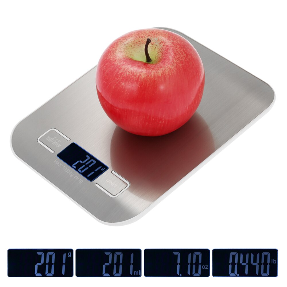 Sähköinen keittiövaaka 10kg 5kg/1g oz/ml/lb/gk-vaaka miniruokavaliovaaka keittiön mittaustyökalu
