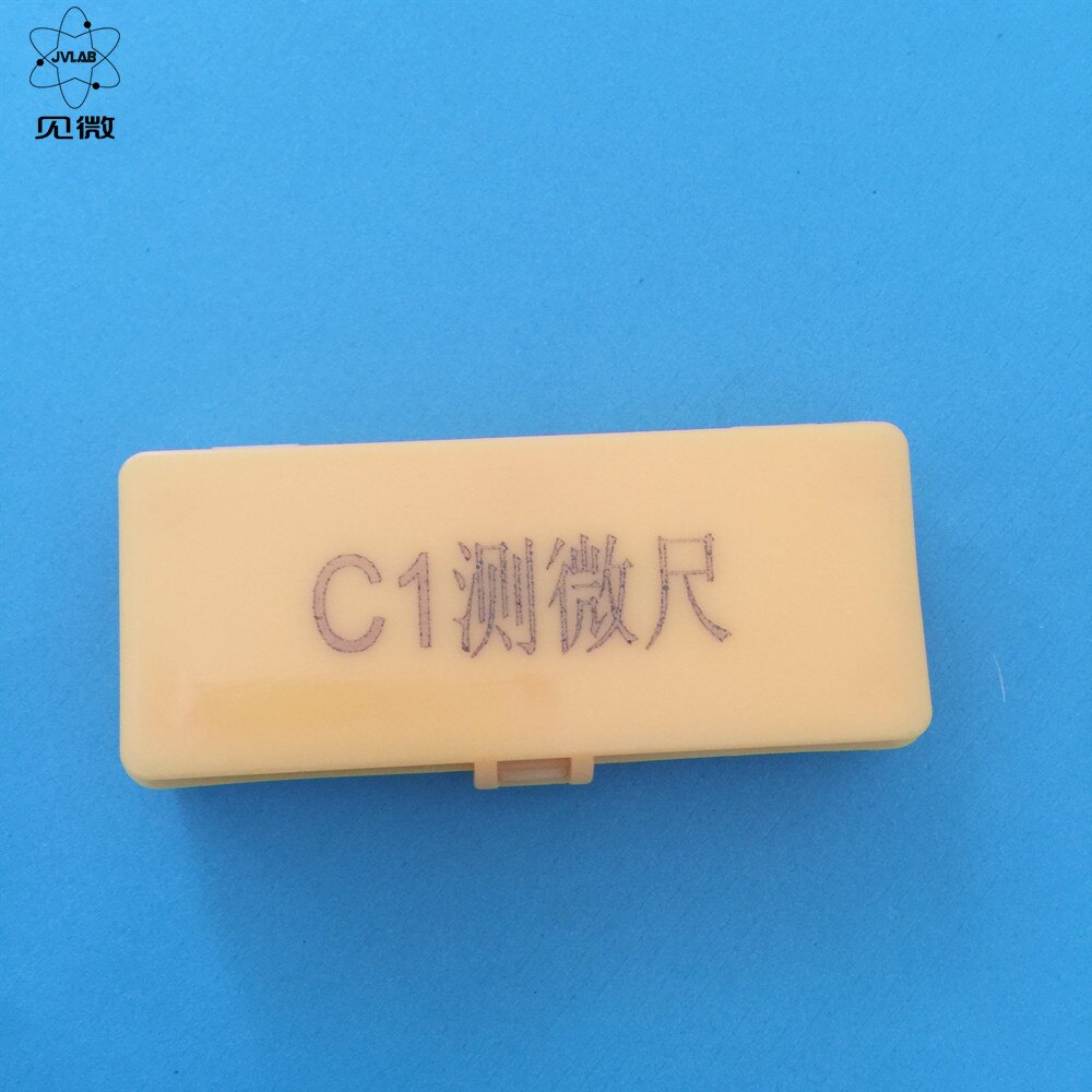 Microscope Stage Micrometer 0.01 mm C1 Glass Slide Reticle Measuring Microscope Micrometer Calibration