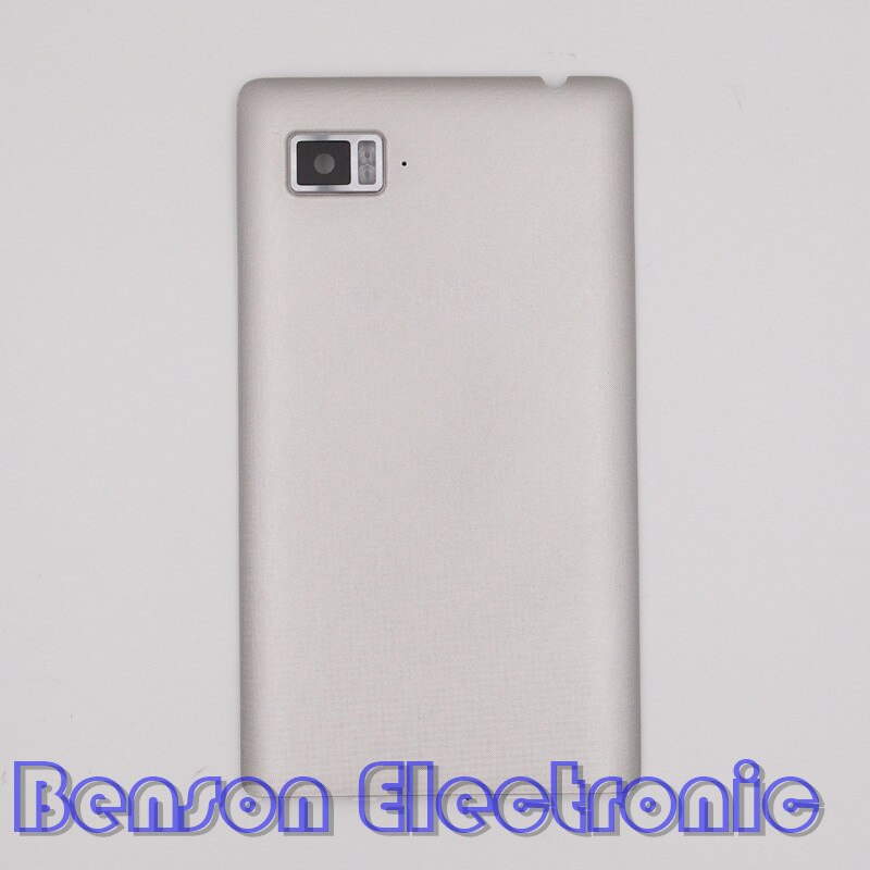 BaanSam Bateria Nova Tampa Traseira Para Lenovo Vibe Z K910 K910E Caso Da Habitação Com Lente Da Câmera: Prata