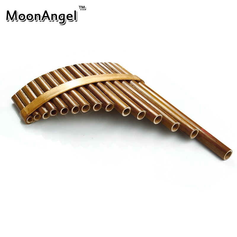 15 Pipes Pan Flute Item Woodwind Flauta G Key Curved Handmade Bamboo Flauta Xiao Handmade Panflute Flauta Musical Instruments