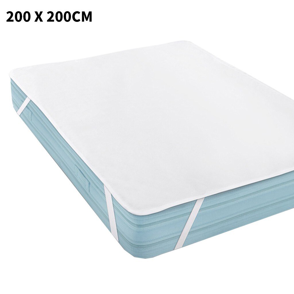 Baby Wieg Matras Protector Waterdicht Urine Peuter Crib Cot Bed Hoeslaken Voor Matras Pad &amp; Topper Met Band Bed cover