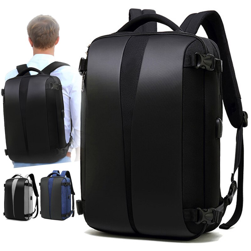 Laptop Backpack With USB Charging Anti-theft Waterproof Backpack Men Women Anti Theft Back Pack 17 Inch Notebook School Bag Male