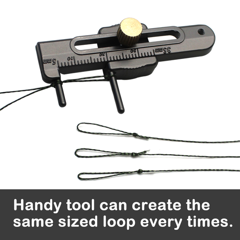 Rigtrip Karpervissen Gereedschap Verstelbare Loop Sizer Metalen Knopen Tool Haak Karper Hair Rig Voor Vissen Terminal Visgerei Accessoires