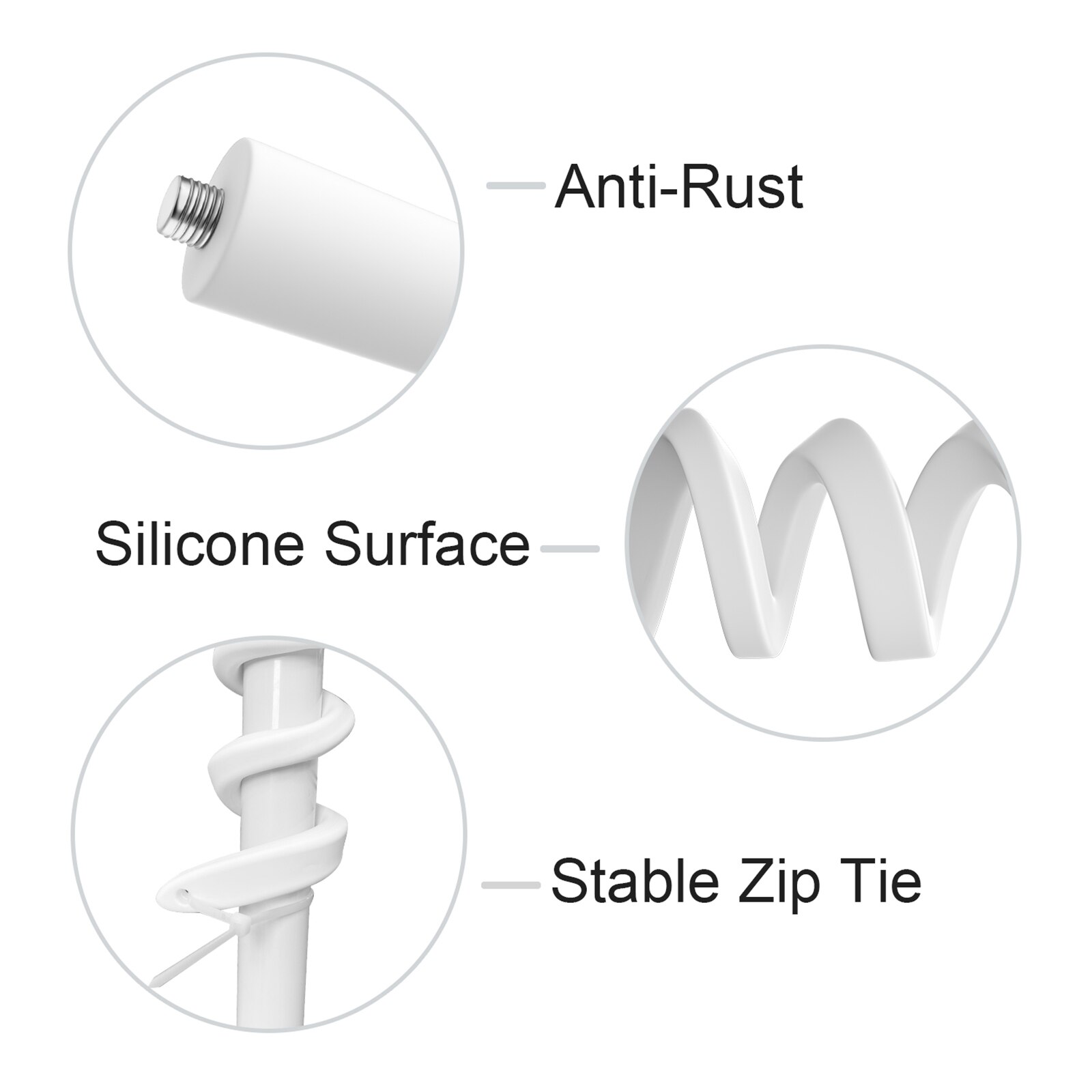 Versatile Twist Mount compatible with Google Nest Cam Indoor Flexible Gooseneck-Like Mount for Nest Indoor Camera Attach