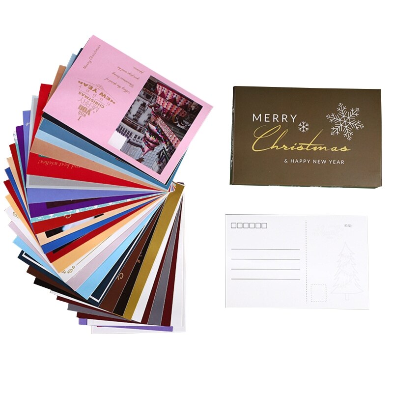 Christmas 3D Stereo Greeting Card AR Virtual Imaging Technology D08F: B