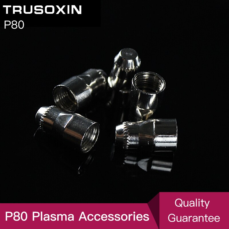 30pcs CUT80 LG80 80A Inverter Plasma Cutter P80 Cutting Machine Gun Consumable or Accessories Shield Porcelain Cup Electrode Tip