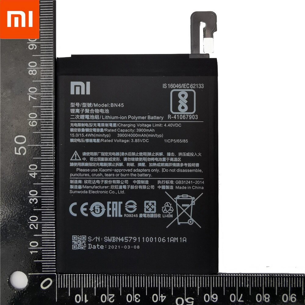 Xiao Mi BN45 Telefon Batterie Für Xiaomi Redmi Hinweis 5 Hinweis5 Original praktisch Batterien Kostenlose Werkzeug