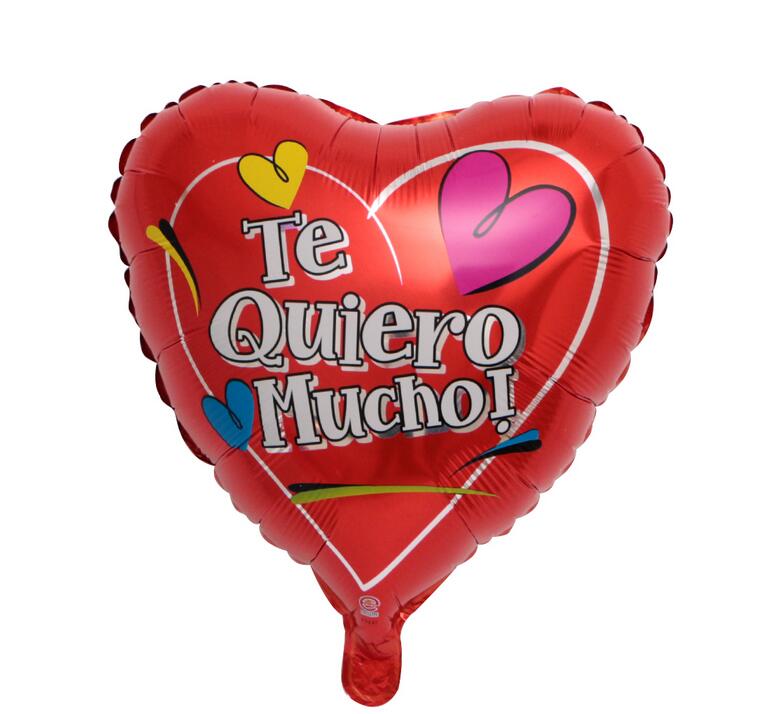 Globos de helio de 18 pulgadas para novia y novio, globos de mylar con corazón de amor, para boda, Día de San Valentín, 50 unidades: 8