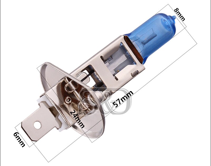 2 stücke 24V H1 100W Super Helle Weiße Lichter Halogen Birne Hohe Leistung Auto Scheinwerfer Lampe Auto lichtquelle parkplatz auto