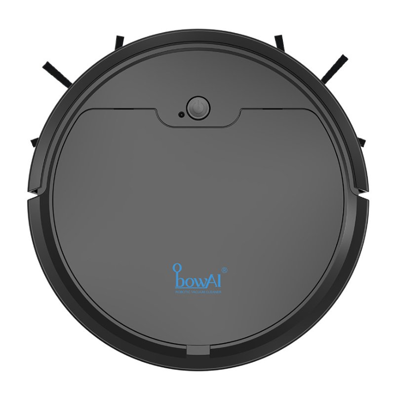 BOWAI-Robot aspirador inalámbrico inteligente, 2000mAh, bajo ruido, barrido automático, limpieza planificada, negro