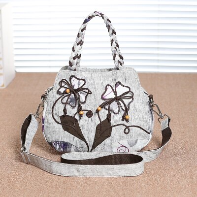 nationalen string appliques frauen einkaufen handtaschen! nizza drucke dame kleine schulter & handtaschen Alle-spiel Original leinwand tasche: Default Title