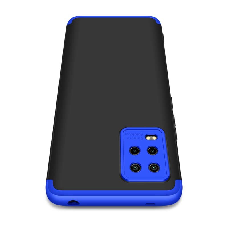 Gkk hoesje voor xiaomi  mi 10 lite 5g hoesje schokbestendig 360 volledige bescherming harde pc matte hoes voor xiaomi  mi 10 youth 5g чехол funda: Voor  mi 10 lite 5g / Type 2 --- blauw