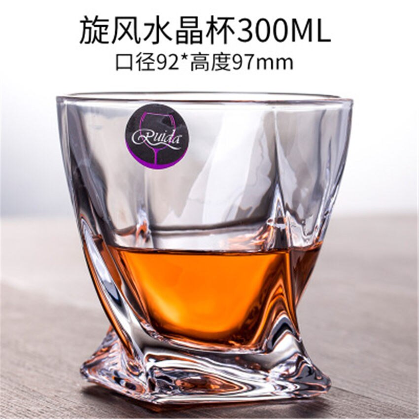 Luxury Crystal Whiskey Glass Whiskey Cup Bar Beer Water and Party Hotel Wedding Glasses Household Drinkware: C
