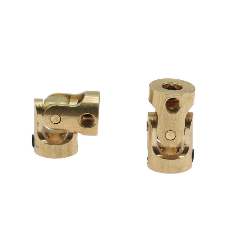 1pcs 3mm-3mm Copper Boat Car Shaft Coupler Motor Connector Metal Universal Joint Coupling