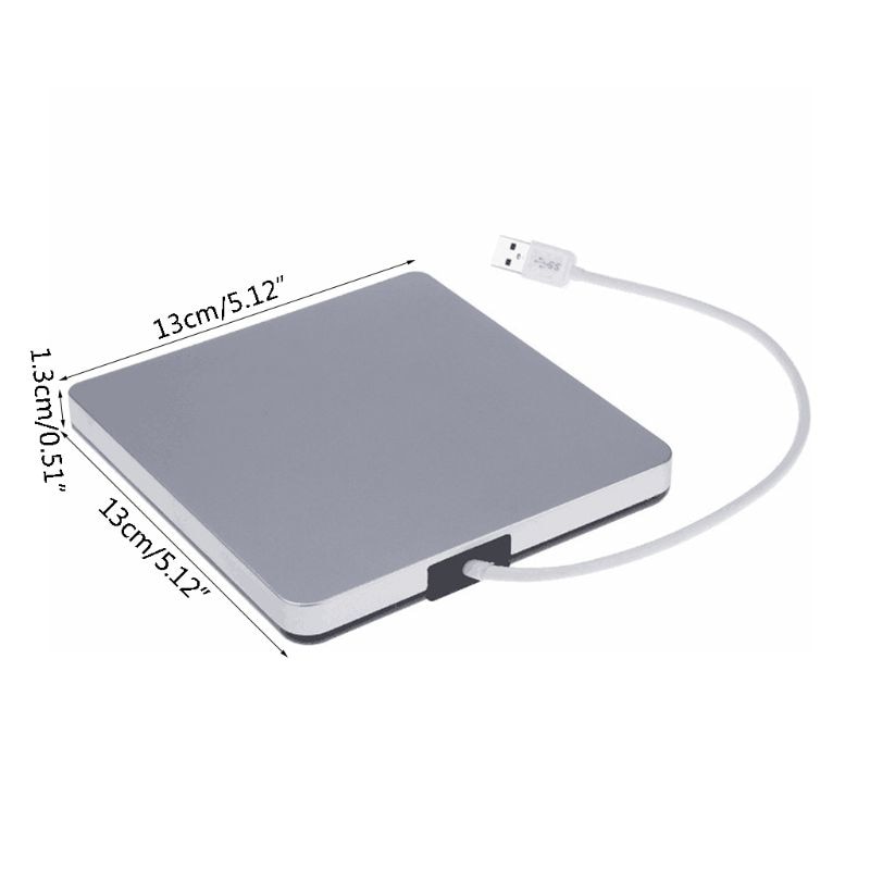 External Slim USB 3.0 DVD Burner DVD-RW VC D C D RW Burner Drive Superdrive