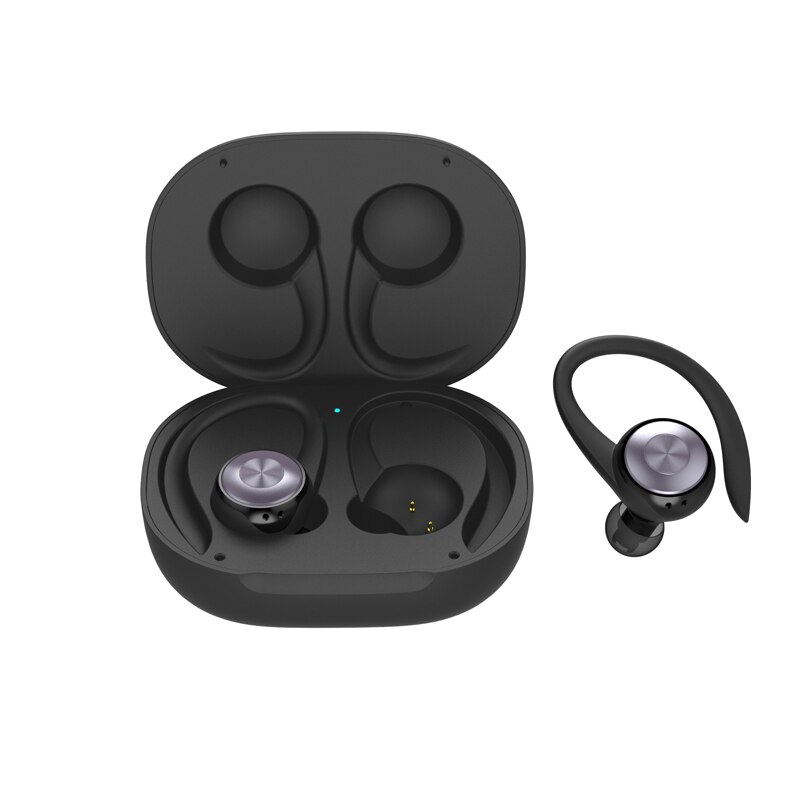 Neue Drahtlose Kopfhörer Bluetooth Sport Kopfhörer Mit Lärm abbrechen Mikrofon Musik Ohrhörer Lauf Headset Für Xiaomi huawei iPhone: A10 Schwarz