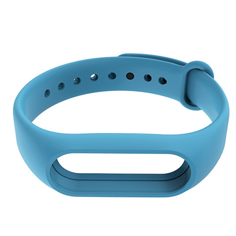 For Xiaomi Mi Band 2 Strap Silicone Wristband Bracelet Replacement 11 Colors Sport TPU Strap Smart Bracelet Accessories: sky blue